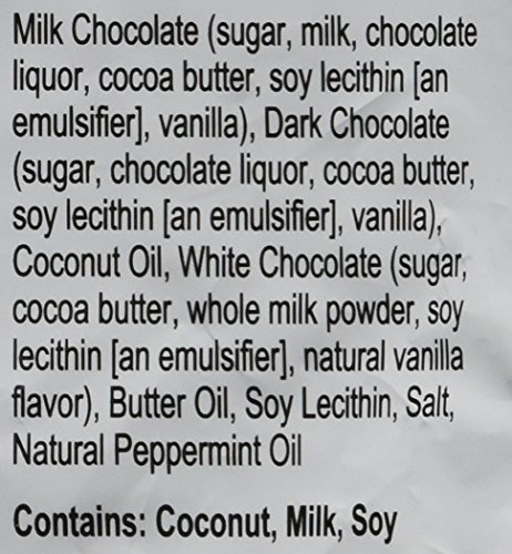 Peppermint Double Milk Chocolate Truffle Cremes - Dilettante 24oz