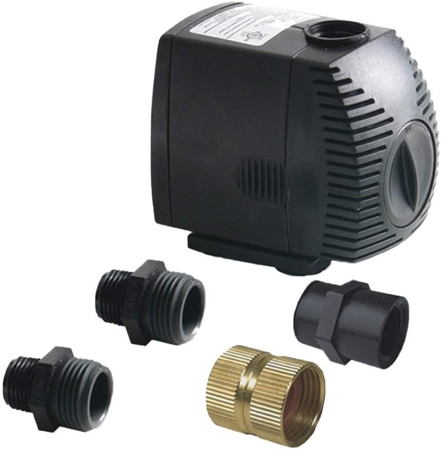 Algreen 500GPH Watering System Pump + 80 Gallon Rain Water Collection Barrel