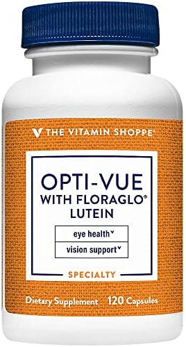 The Vitamin Shoppe Opti-Vue with FloraGLO Lutein - Eye Health & Vision Support | Comprehensive Eye Formula | 240 Capsules | Macular Health