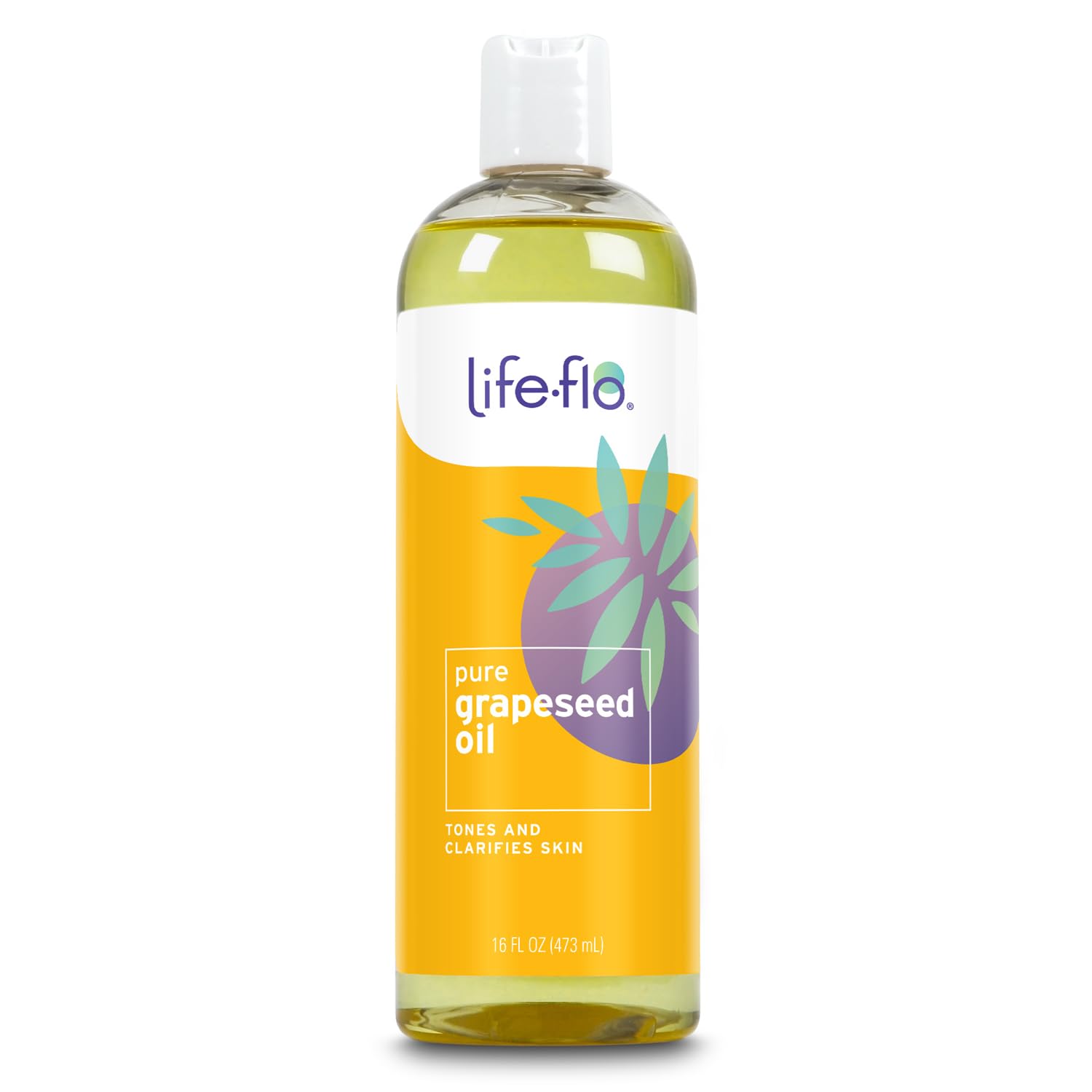 LIFE-FLO Pure Coconut Oil, Fractionated, Refined Liquid Coconut Oil, Skin Care, Hair Care, Massage, Aromatherapy, All Skin Types, Hypoallergenic, 60-Day Guarantee, Not Tested on Animals, 16oz