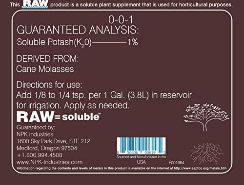 RAW Cane Molasses 2 oz