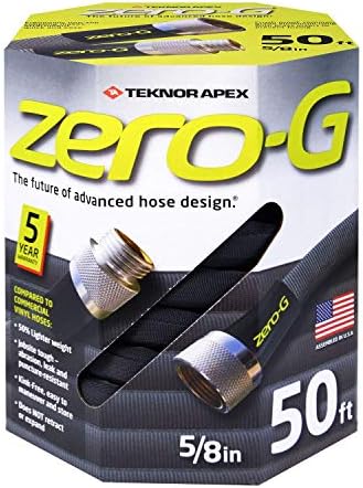 New zero-G 4001-50 Lightweight, Ultra Flexible, Durable, Kink-Free Garden Hose, 5/8-Inch by 50-Feet
