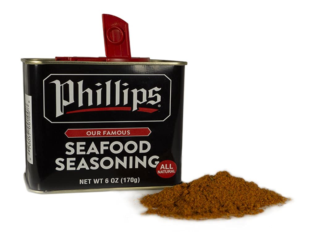 Phillips Seafood Seasoning - Maryland's World Famous Shrimp, Fish and Crab Cake Seasoning used in Phillip's Seafood Restaurants (1)