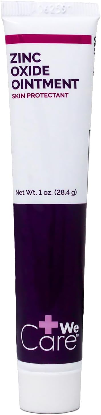 Dynarex Zinc Oxide Ointment, Protective Skin Barrier Ointment, Soothes, Prevents, and Relieves Diaper Rash, Chaffed Skin, and Irritation, White
