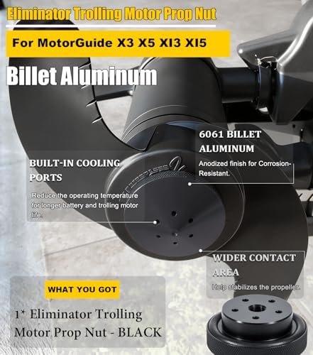 Eliminator Trolling Motor Prop Nut Custom Fit for MotorGuide X3 X5 XI3 XI5