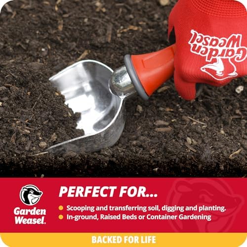 Garden Weasel Multi-Use Transplanter Trowel for Digging Planting Weeding