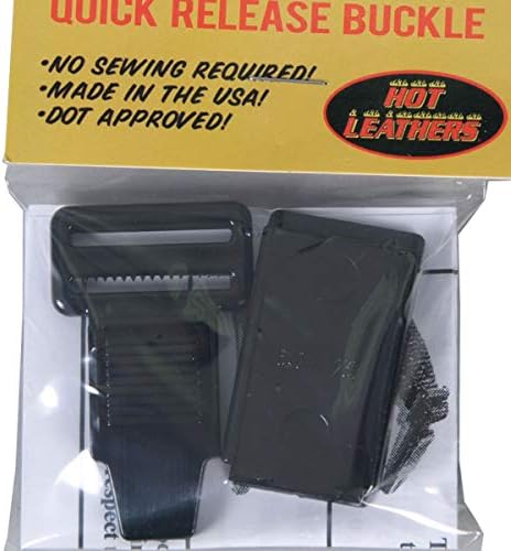 Hot Leathers HAB1001-10893 Fast Hook Motorcycle Helmet Replacement Buckle,Black