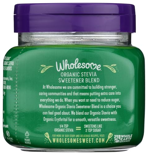 Wholesome Sweeteners Organic Stevia, 1000 Count Packets, Zero Calorie Sweetener Blend, Keto Friendly, Non GMO, Gluten Free & Vegan