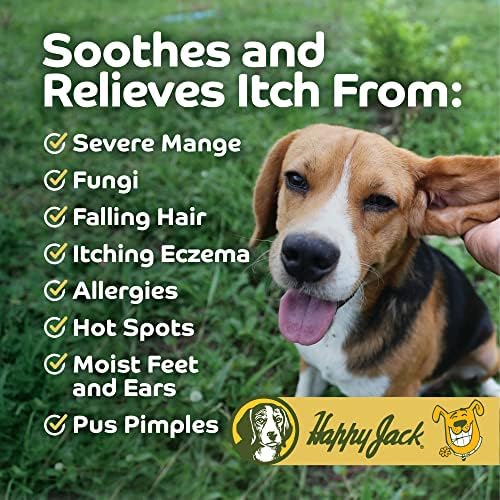 Mange Medicine & Treatment for Dogs & Horses, 8 oz | Soothing Itch Relief, Treats Severe Mange, Fungi, Allergies, Eczema, Most Dog Skin Irritation