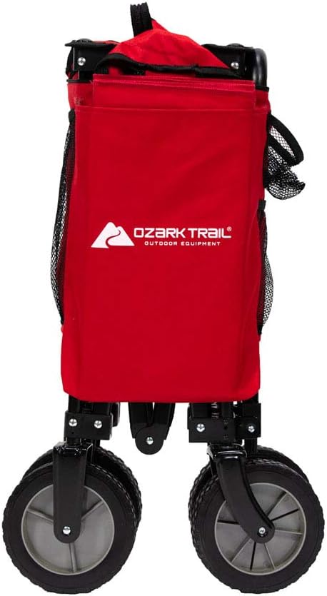 Ozark-Trail Folding Wagon, Red