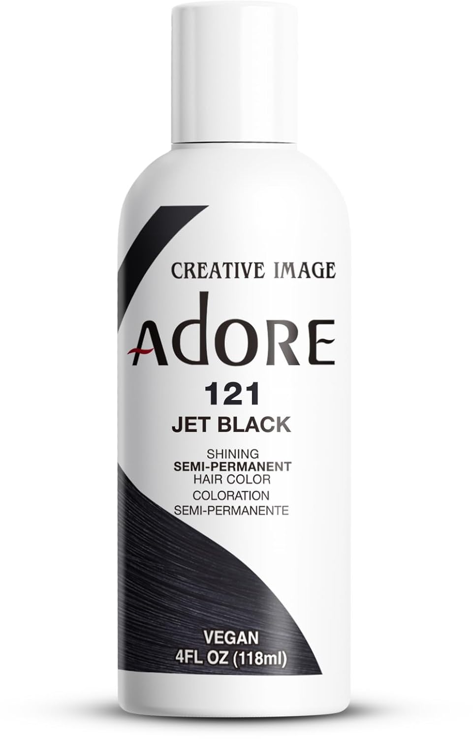 Adore Semi Permanent Hair Color, 107 Mocha, 4 Fl Oz | Vegan & Cruelty-Free Brown Hair Dye | No Ammonia, No Peroxide, No Alcohol