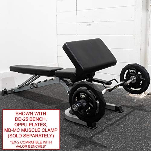 Valor Fitness EX-2 Preacher Curl Bench Attachment
