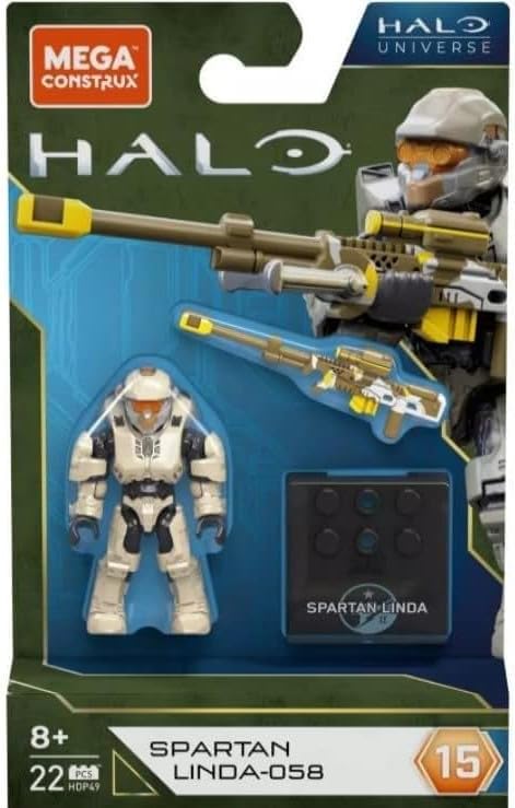 Mega Construx Halo Heroes Series 15 Complete Set of 5 Buildable Action Figures