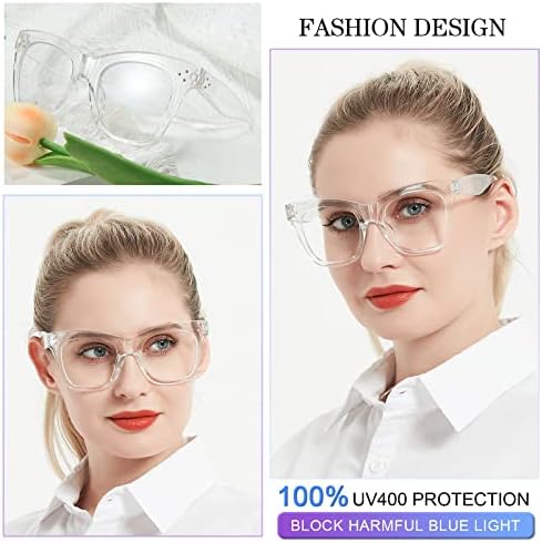 MARE AZZURO Oversized Reading Glasses Women Trendy Large Readers 0 1.0 1.25 1.5 1.75 2.0 2.25 2.5 2.75 3.0 3.5 4.0 5.0 6.0 (Black, 250)