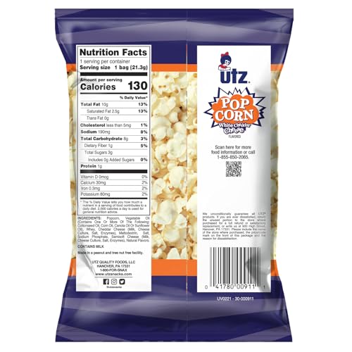 Utz Potato Chips, Barbeque – 1 oz. Bags (60 Count) – Crispy Potato Chips Made from Fresh Potatoes, Crunchy Individual Snacks to Go, Cholesterol Free, Trans-Fat Free, Gluten Free Snacks