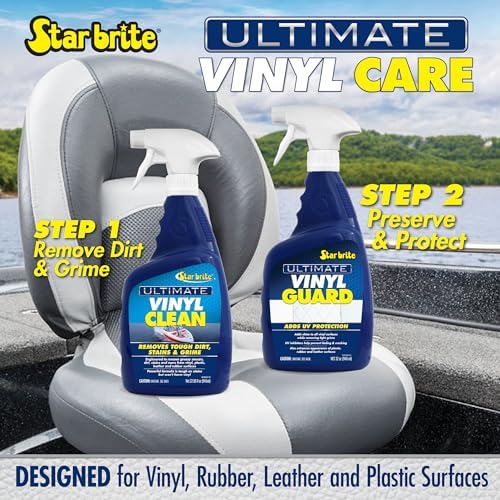 STAR BRITE Ultimate Vinyl Clean Multi-Surface Cleaner | Spray away the toughest dirt, grime, and greasy stains from vinyl, plastic, rubber