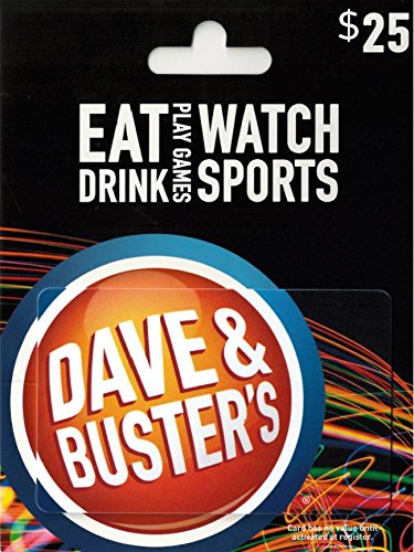 Dave & Buster's Physical Gift Card - $25