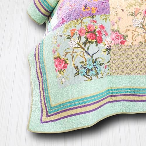 YAYIDAY Quilts Queen Size Patchwork Bedspread Set
