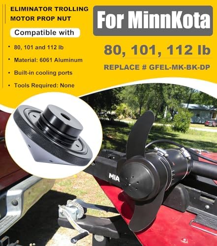 Eliminator Trolling Motor Prop Nut Custom Fit for MotorGuide X3 X5 XI3 XI5