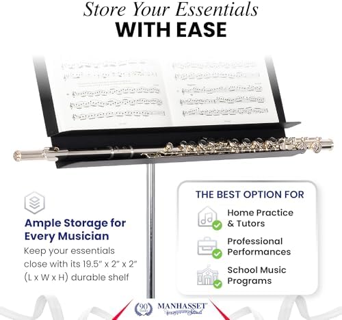 Manhasset 50 Orchestral Music Stand, 6-Pack