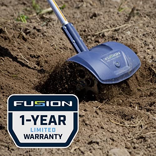 Fusion Drill-Powered Cultivator, Adjustable Tilling Width Up To 8”, Tilling Depth Up To 5.5”, Compatible With Most Cordless Drills
