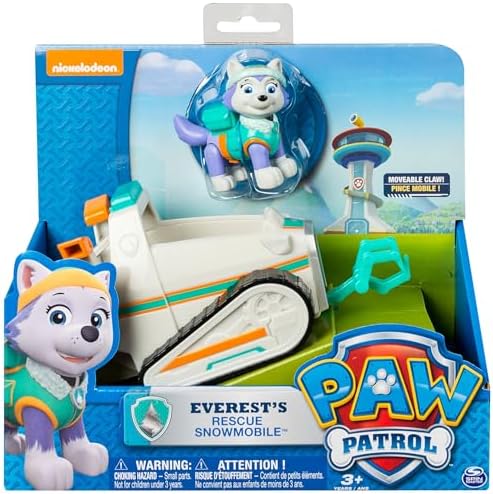 Paw Patrol Everest's Rescue Snowmobile, Vehicle and Figure