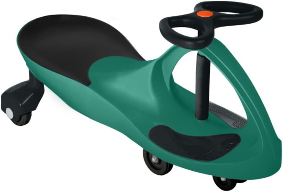 Wiggle Car Ride On Toy - No Batteries, Gears or Pedals - Twist, Swivel, Go - Outdoor Ride Ons for Kids 3 Years and Up by Lil' Rider (Hot Pink and Black)