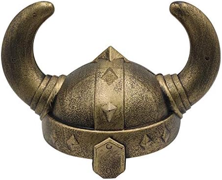 LOOYAR Vikings Medieval Costume Helmet - Horned Berserker Soldier Warrior Viking Age Hat Sallet Adult Toy for Battle Play Halloween Cosplay LARP