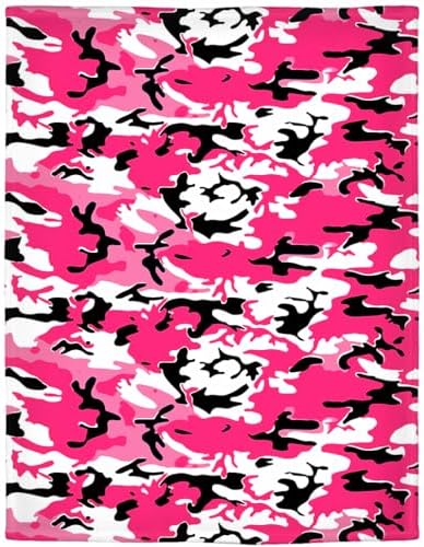 HommomH Camo Blanket Hunting Army Camo Throw Blanket Veteran Gifts