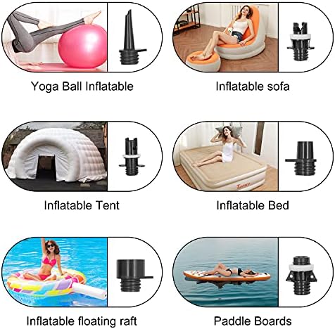 Rechargeable Sup Air Pump Electric Portable, 16PSI 12V with Battery