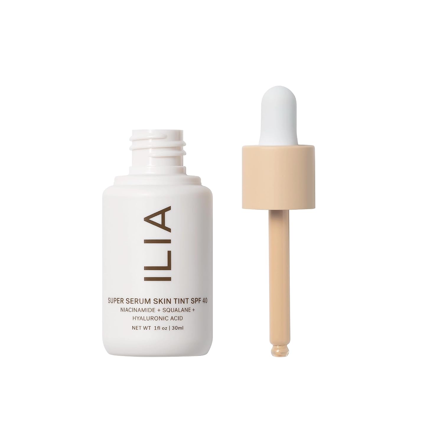 ILIA - Super Serum Skin Tint SPF 40 (Diaz ST7, 1 fl oz | 30 ml)