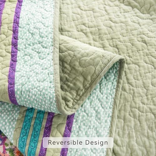 YAYIDAY Quilts Queen Size Patchwork Bedspread Set