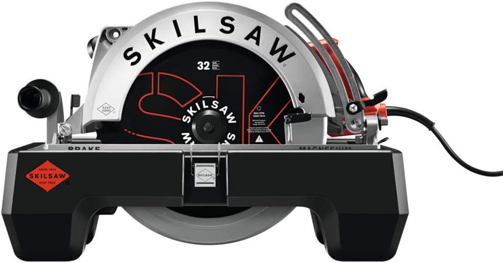 SKIL 16-5/16 In. Magnesium Worm Drive Skilsaw Circular Saw - SPT70V-11 | Cuts thick stock in one pass, square-cut footplate, brass gearing
