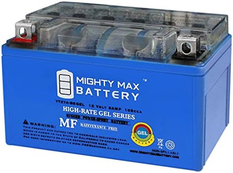 Mighty Max Battery YTX4L-BS GEL - 12 Volt 3 AH, GEL Type, 50 CCA, Rechargeable Maintenance Free SLA AGM Motorcycle Battery