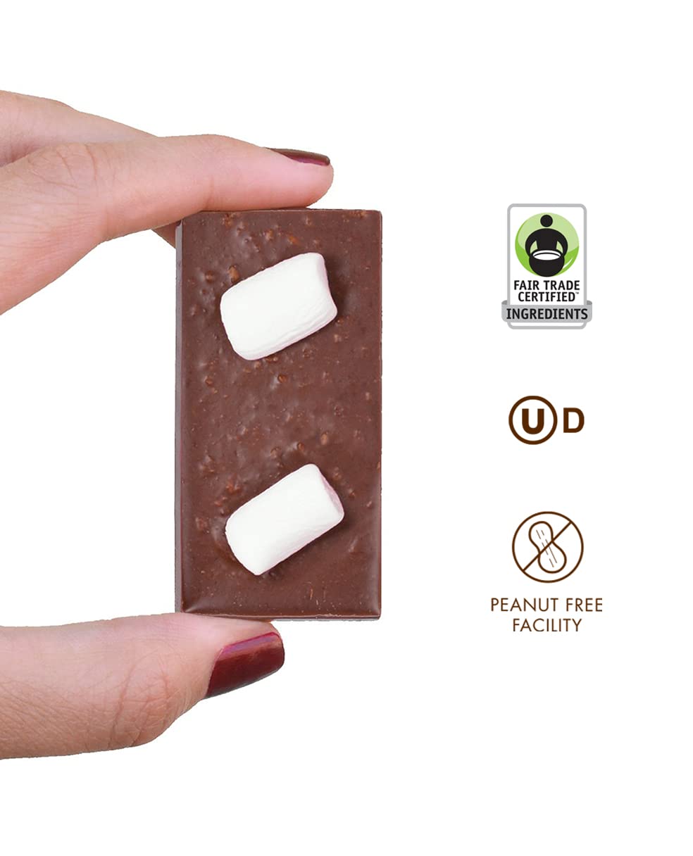Chuao Chocolatier Salted Chocolate Crunch Dark Chocolate Mini Gourmet Chocolate Bar, 24-Ct. (0.39 oz. each)