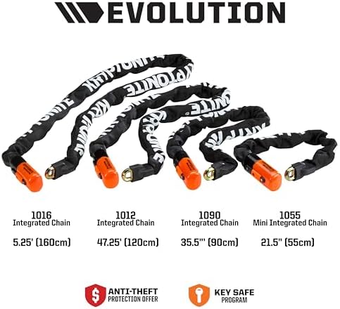 Kryptonite Evolution 1055 Mini Bike Chain Lock