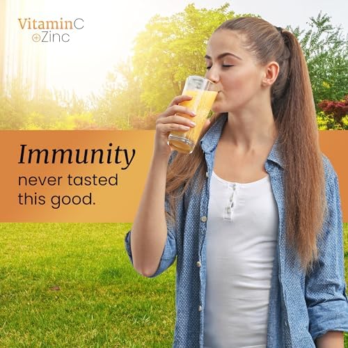 SIGNIFY NATURE Vitamin C 1000mg Effervescent Tablets with Zinc, 40CT