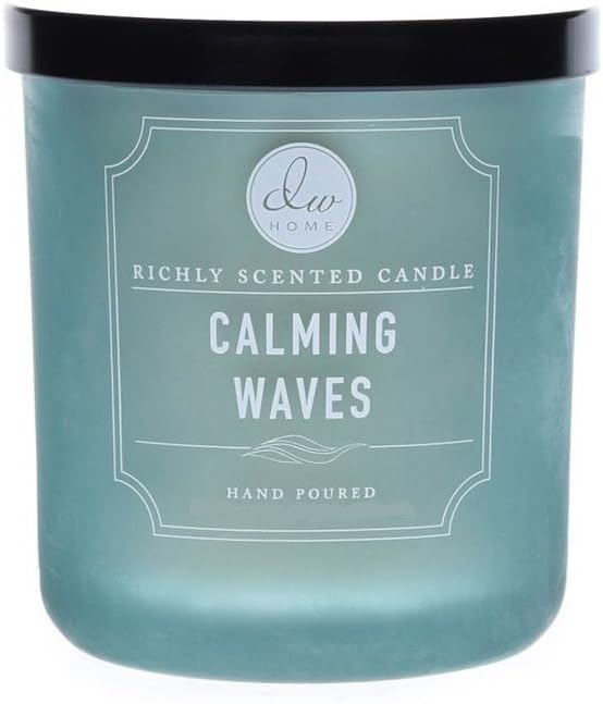 DW Home Calming Waves Richly Scented Candle Small Single Wick Hand Poured 4 Oz