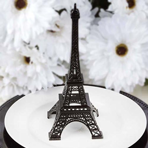 10" Eiffel Tower Wedding Party Event Tabletop Centerpiece Decoration - Black