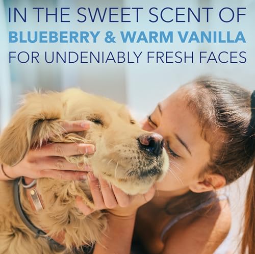 TropiClean SPA Tear Stain Remover for Dogs, Blueberry Facial Shampoo, 8oz | Tear Stain Remover | Whitening & Brightening | Tearless | Odor Eliminator | Made in USA