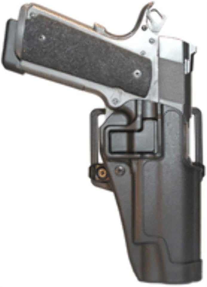 BLACKHAWK SERPA Concealment Holster - Matte Finish, Size 42, Right Hand, (1911 Commander & Clones w/ or w/o rail), Black