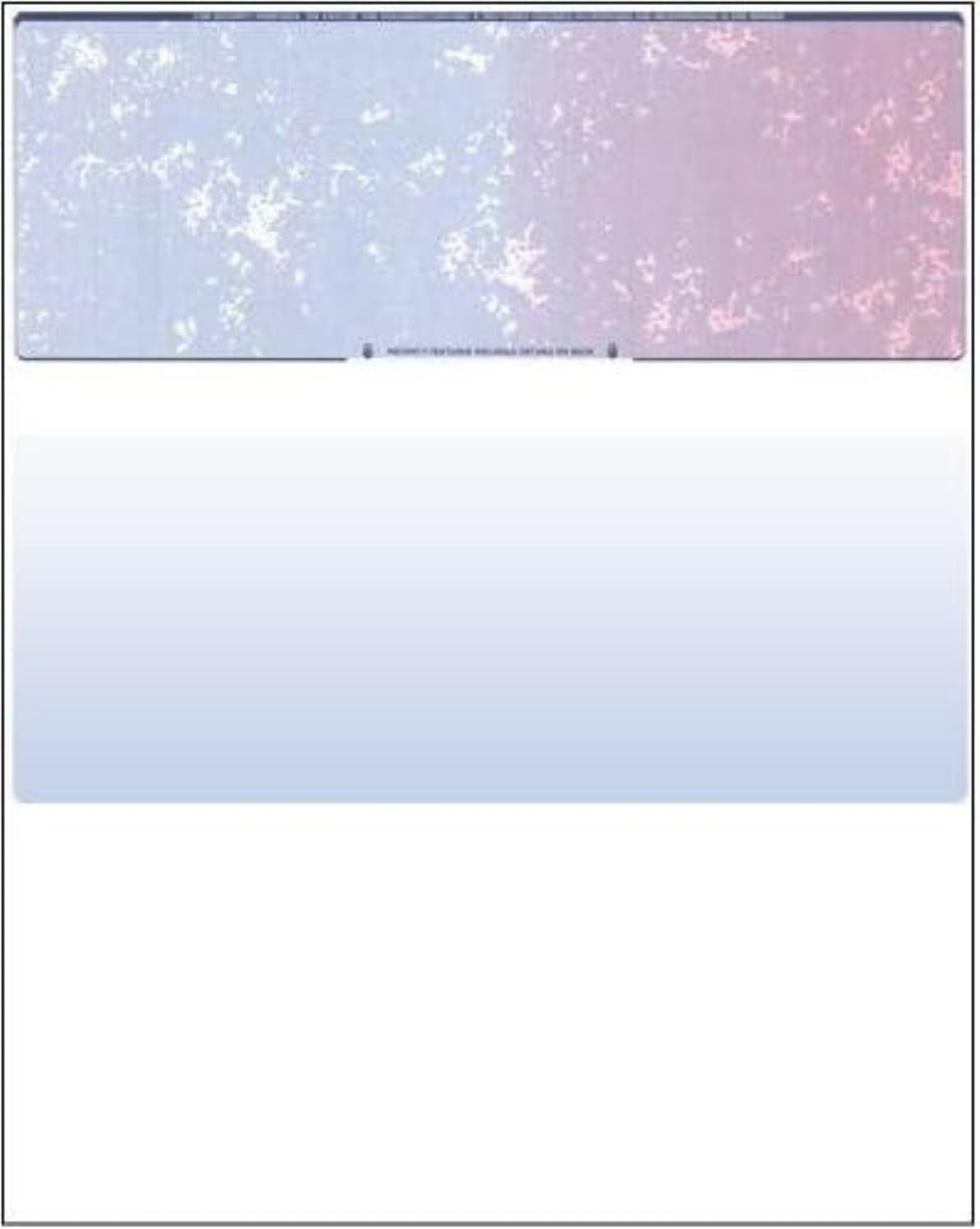 Compuchecks Blank Check Paper 500 Pack, Check on Top, QuickBooks Compatible | Blue Diamond High Security Computer Business Checks, Voucher on Bottom, 8.5x11, Works with Laser & Inkjet Printers, USA Made