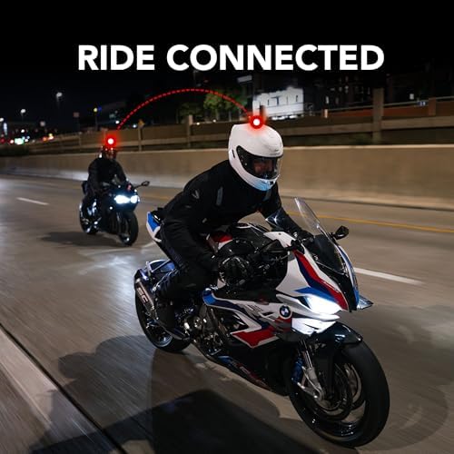 Sena Phantom and ANC Full Face Smart Motorcycle Helmet with Integrated Communications, LED Lighting, and 2nd Generation Sound by Harman Kardon