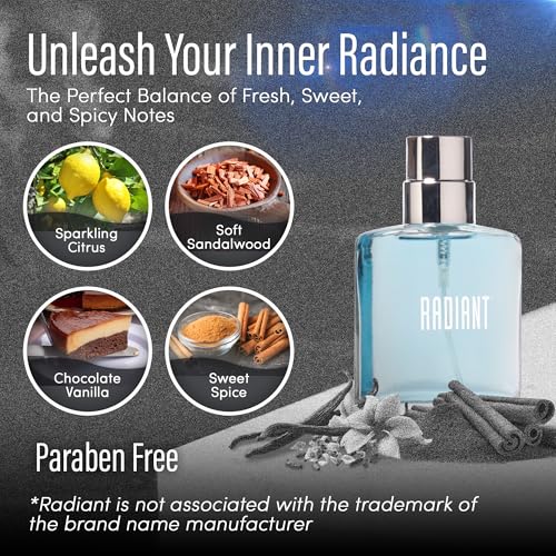 PB ParfumsBelcam Radiant Eau de Parfum for Women – Warm Oriental Vanilla Gourmand Perfume with Citrus