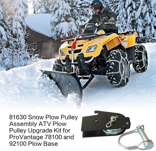 81630 Atv Plow Pulley Kit Fit For Provantage 78100 And 92100 Plow Base | Snow Plow Cable Pulley, 81630 Atv Plow Pulley Upgrade Kit