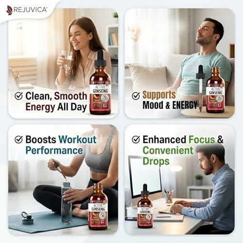 Active Ginseng - Korean Red Panax Ginseng - Natural Ginsenosides & GMO-Free