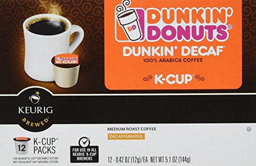 Dunkin Donuts Dunkin Decaf K-Cups (72 Count) - Packaging May Vary