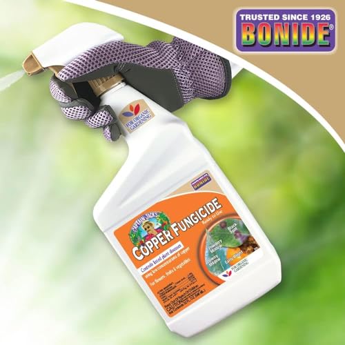 Bonide Captain Jack's Copper Fungicide, 32 oz Ready-to-Use Spray for Organic Gardening, Controls Common Diseases | For Organic Gardening, Controls Common Diseases on Plants
