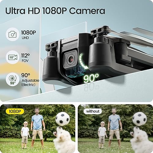 Holy Stone HS440 Foldable FPV Drone with 1080P WiFi Camera for Adult Beginners and Kids