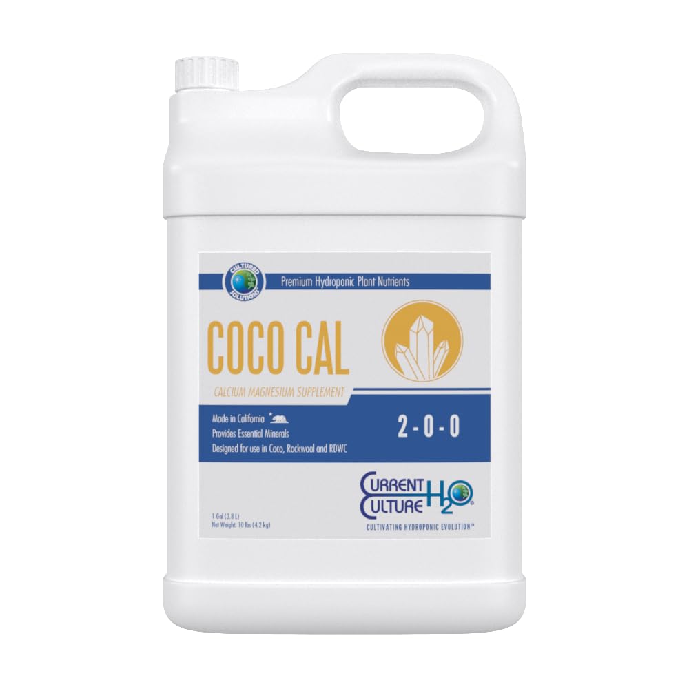 Coco Cal - Cal/Mag - Gallon | Pure Liquid Fertilizers | Crystal Clear Blends | Consistently pH Stable | Developed for Hydroponic Applications